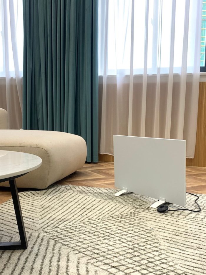 Mobile Infrarotheizung im Wohnzimmer produktbild